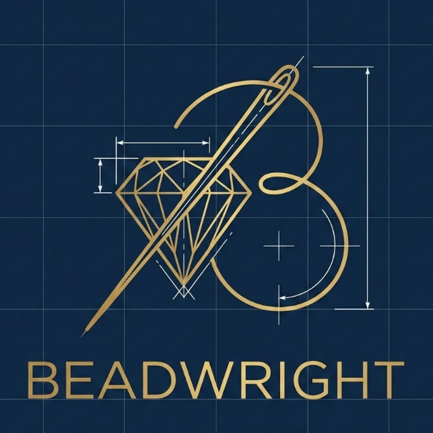 Beadwright Studio Logo Emblem